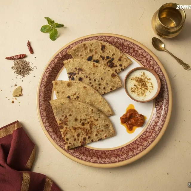 Paneer paratha After