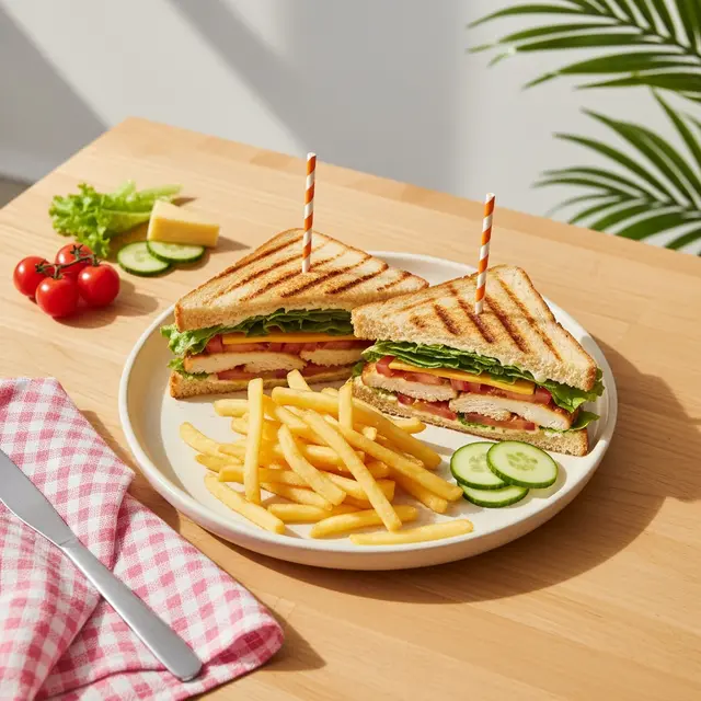 Loaded sandwich After