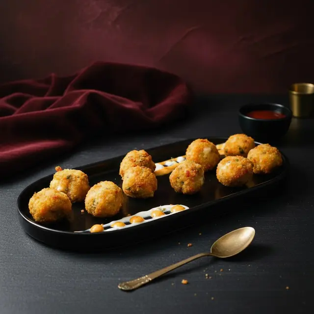 Chicken cheese balls After