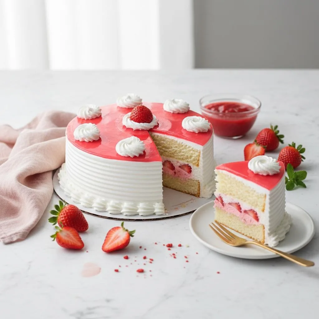 Strawberry cake