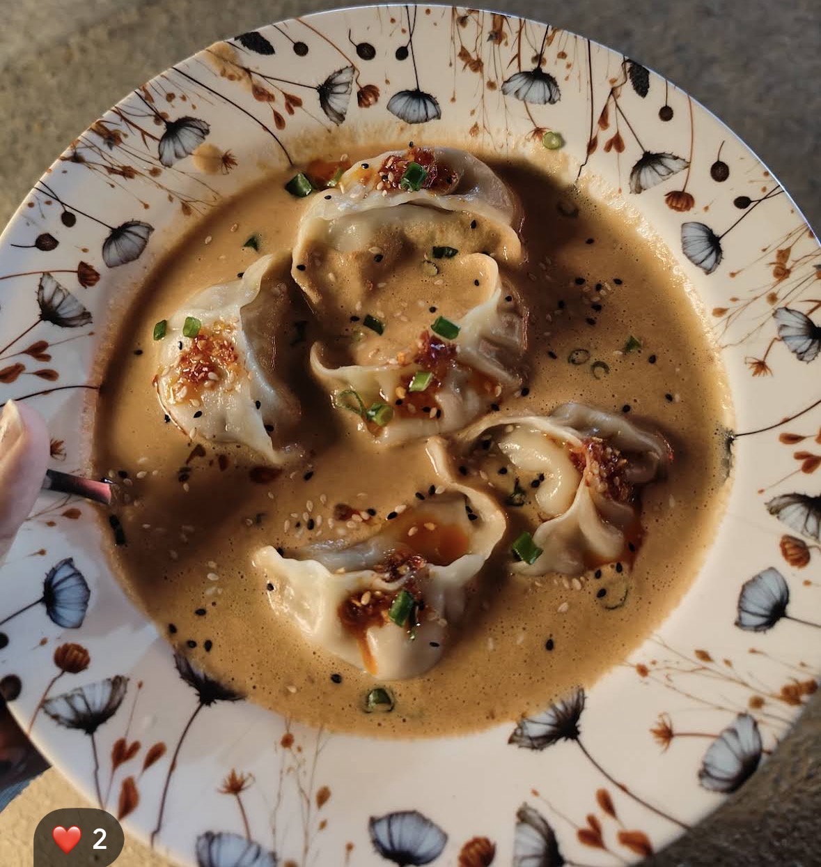 Jhol momo — phone shot, before Photosfix