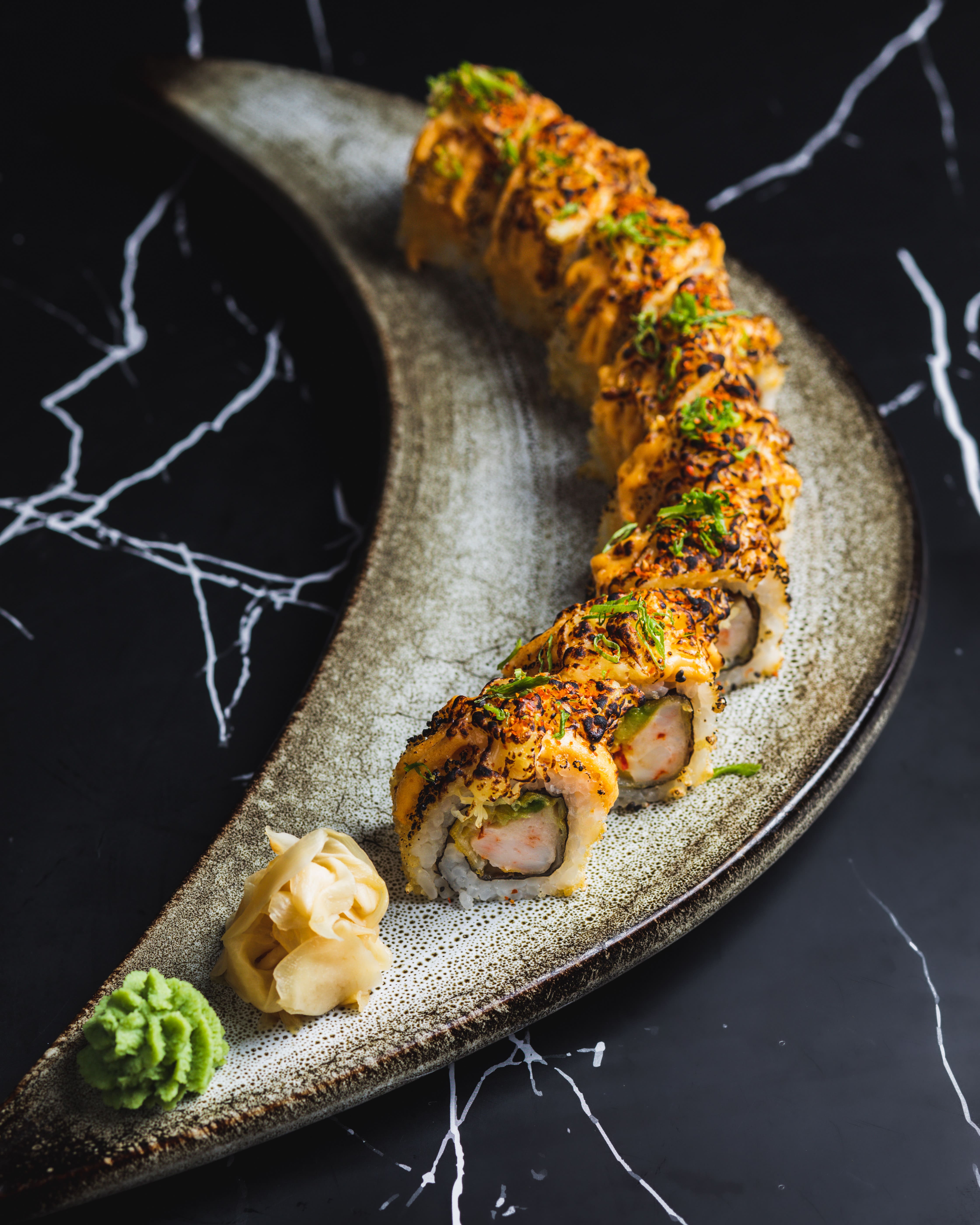 Upscale modern Pan-Asian — supporting dish in this style